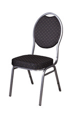 8x Stapelstuhl, Bankettstuhl, Stühle, Polsterstuhl, Berlin Catering