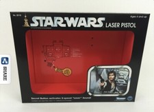 brandneue Han Solo Spielzeug Blaster Box und Einsätze