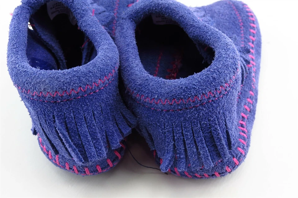 Zapatillas sintéticas Minnetonka para niñas pequeñas talla 5 M púrpura Foto 4 de 4