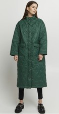 B Young Long Coat Jacket Green Size Eu 36. /♧♧/