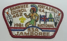 Shawnee Council  National Jamboree JSP 1981  CSP  Boy  Scout TK0