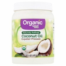 Great Value Organic Naturally Refined Coconut Oil- 56 fl oz