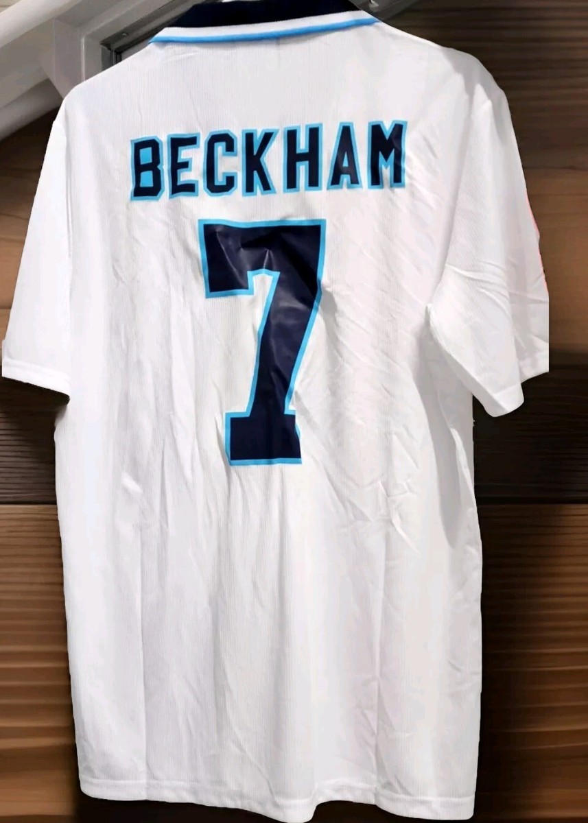 Vintage Beckham England 95-97 Home Size XL Umbro Jersey Original