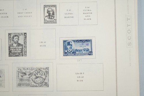AFGHANISTAN 1910–1960s COLLECTION OF 425+ STAMPS MINT & USED ON SCOTT PAGES - Picture 12 of 24