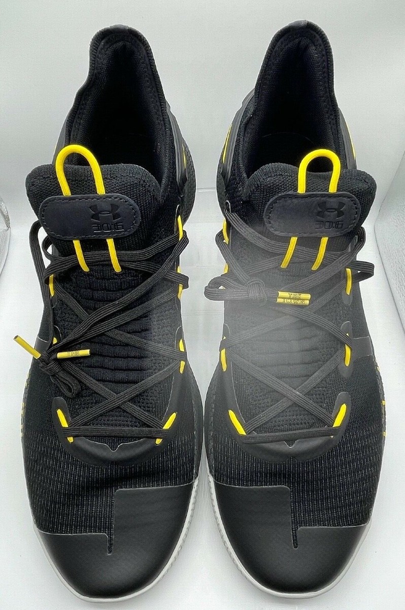 Under Armour Mens UA Curry 6 Thank You Oakland Black/Yellow