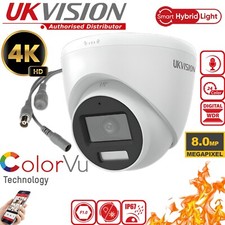 HIKVISION OEM 8MP IP67 Turret 4K Colorvu CCTV Security Camera WDR Night Vision