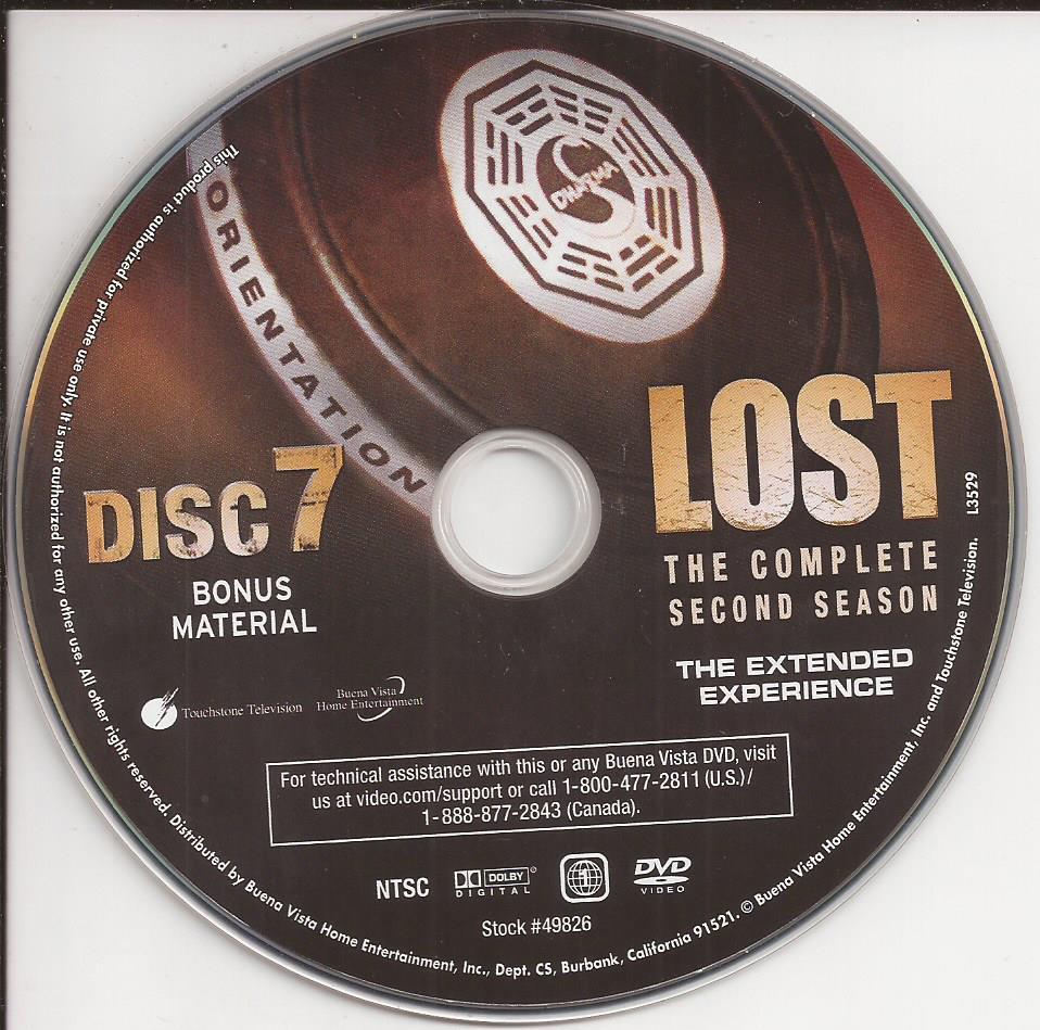 Lost Season 2 DVD Disc 7 Replacement US Issue