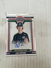 Luke Pappano 2022 Panini USA Stars & Stripes Auto #ADP1-LP #027/499 NrMt