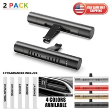 2x Air Freshener Modern Vent Clip Essential Oil Car Diffuser Perfume Fragrance