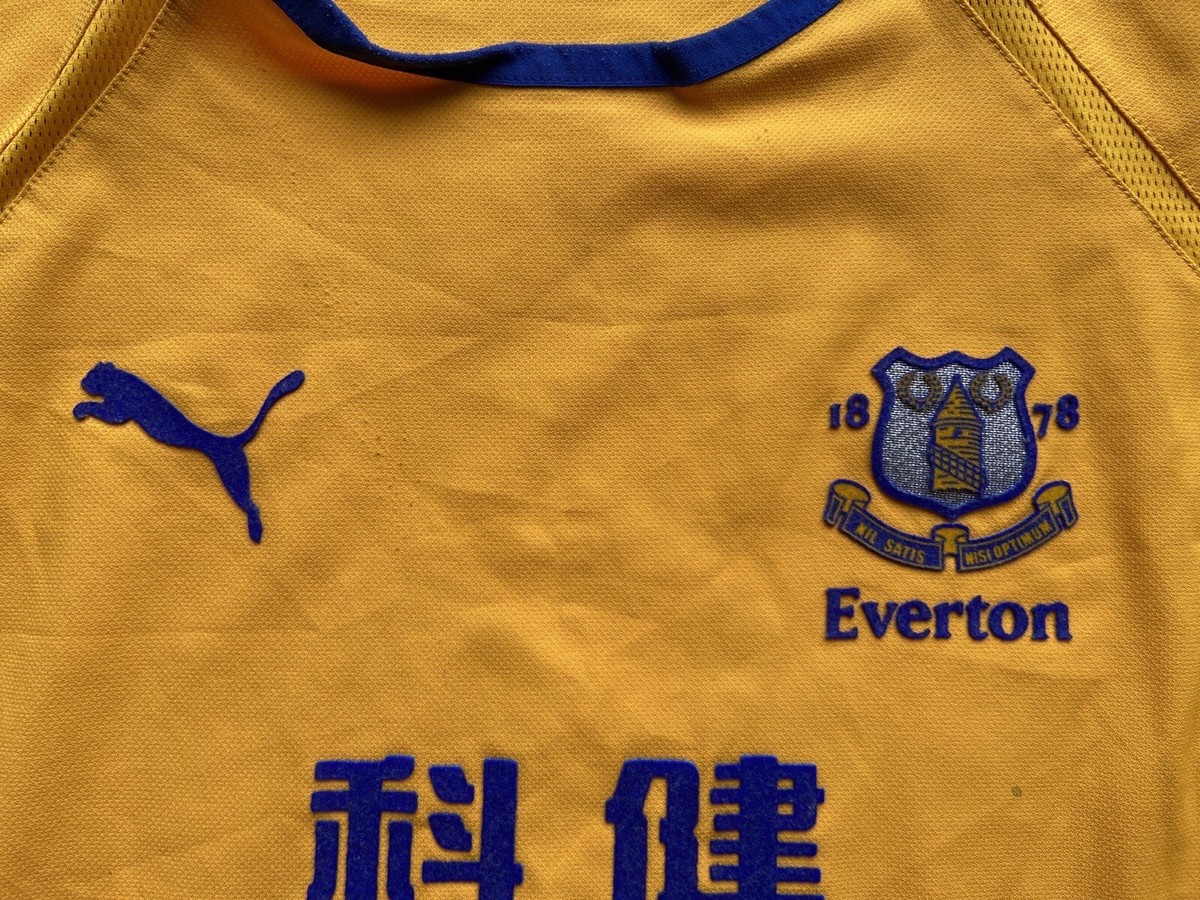 EVERTON 2003 2004 AWAY FOOTBALL SHIRT SOCCER JERSEY PUMA #18