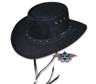 Westernhut Black Jack, schwarz
