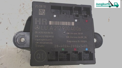 Steuergerät TÜR HI R BJ 10 28-4024-2602-3-00 Mercedes-benz E 220 CDI DPF