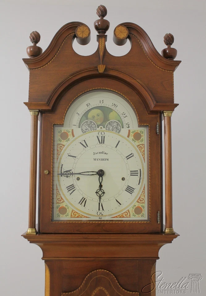 54075EC: SLIGHT Henry Ford Collection Reloj Abuelo con Incrustaciones Foto 3 de 4