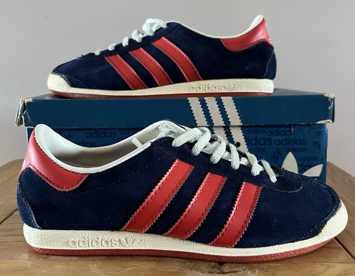 Adidas Vintage JAVA AC 1807 Made In France 1977 UK 4 Nuove con scatola Java Borneo - Foto 2 di 5