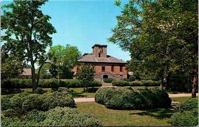 Postcard Box Garden East Wing Stratford Hall Westmoreland County Virginia D78
