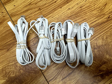 5 PACK!! OEM Google WiFi Router RJ45 Ethernet Network Flat Cable Cord White 6ft