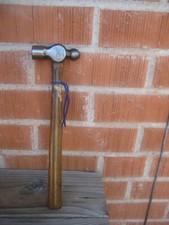 1940s Vintage 8 oz. Head x 12" Length HELLER Small Ball Peen Hammer USA