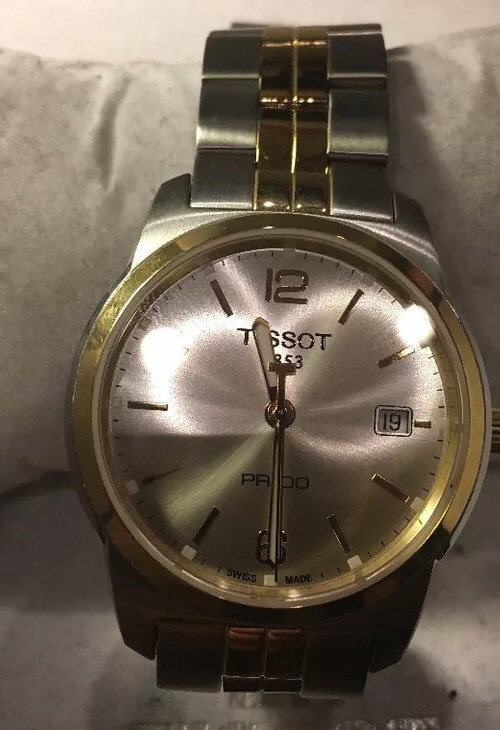 Tissot PR 100 Men's Black Watch - T049410B for sale online | eBay