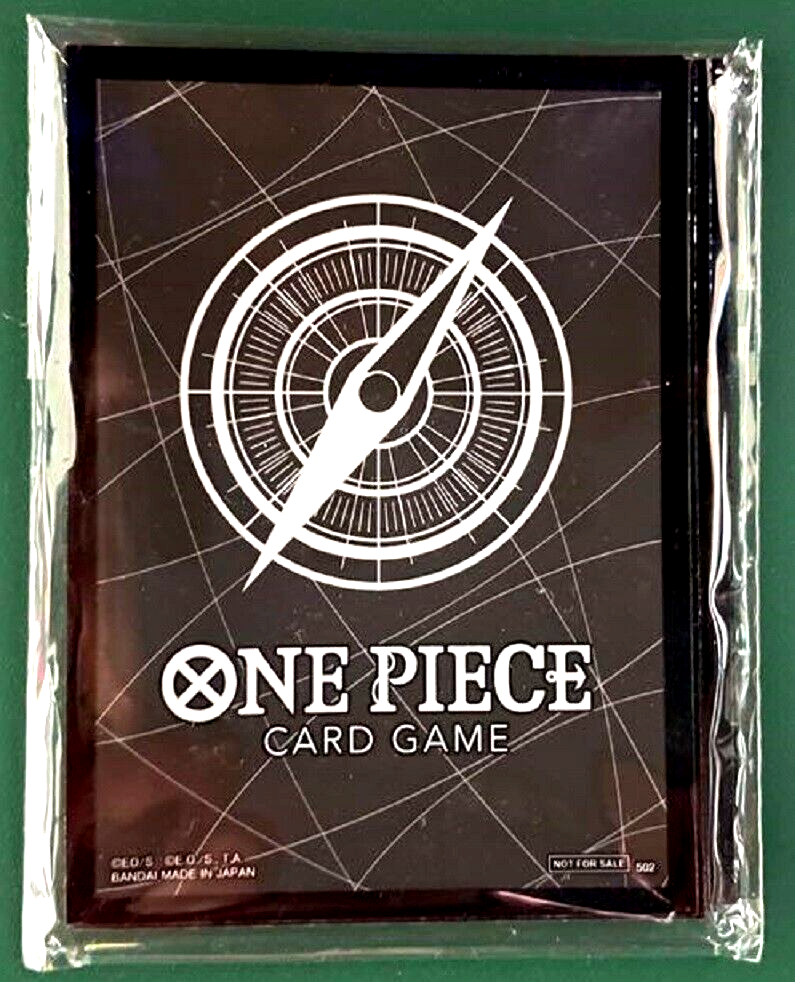 One Piece Card Game Official Promo Black Sleeve 10 Sleeves Japan