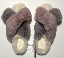 Stars Above Lavender Soft Slippers - Women's Size L 9/10 NEW