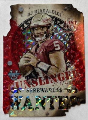 2024 Bowman Best U DJ Uiagalelei Gunslinger Red Geometric /10