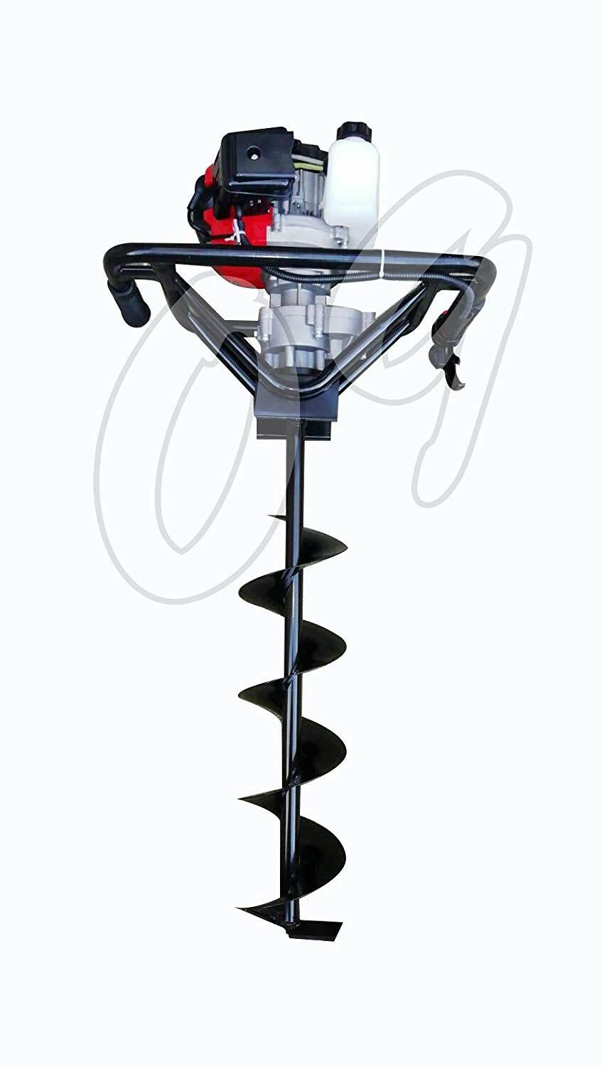 Mototrivella a Scoppio 52cc Professionale con Punta 15cm e Prolunga 40cm - 1