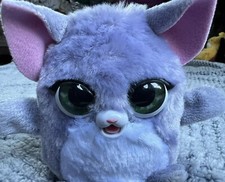 furReal Fuzzalots Hasbro Purple Talking and Tummy Lights Up 4 Kid Cat Toy 2021