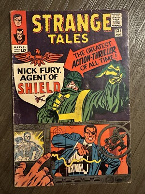 Strange Tales #135 VG- to VG 1st Nick Fury SHIELD Silver Age Marvel Comic 1985