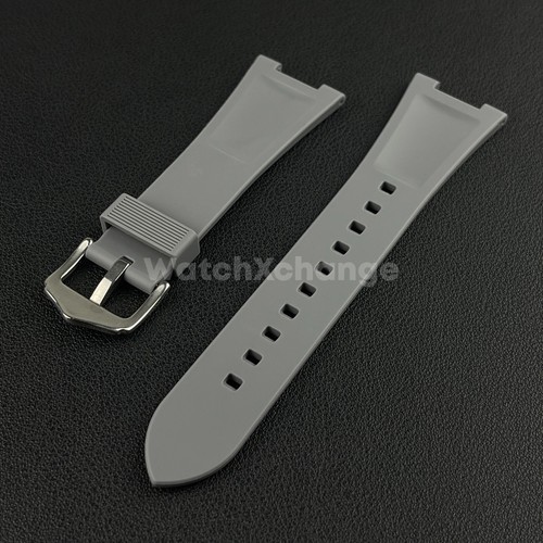 Szary silikonowy gumowy pasek do zegarka 25 * 12 mm do Patek Phillip Nautilus 5711 5712 - Zdjęcie 4 z 4