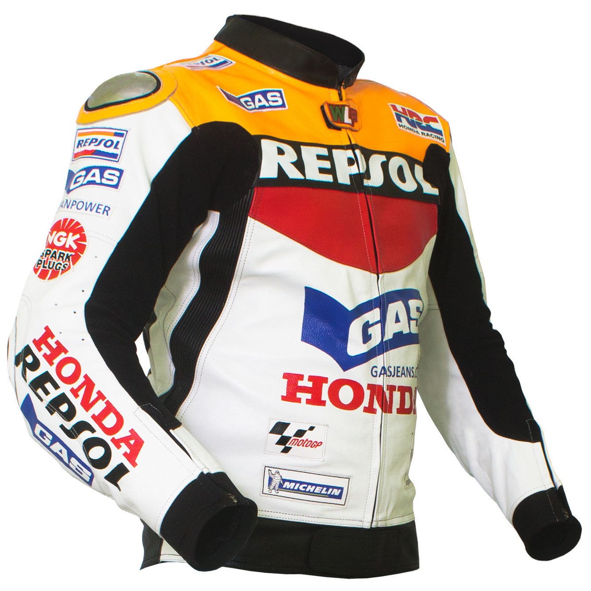 HONDA REPSOL Vetement En Cuir Motobike Hommes Biker Cuir Veste