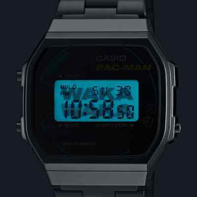 Casio watch Classic PAC-MAN Collaboration Model A168WEPC-7AJR