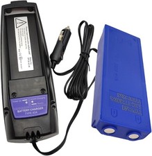  1X Charger 1X Battery 10-24V 434 Battery Charger for Scanreco 593 battery
