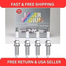 NGK LASER IRIDIUM Spark Plug 4PCS Set for 2016-2020 Honda Civic 1.5/2.0L Turbo