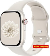 Silicone Sport Band Soft Strap 49mm 46mm 42mm 44mm 40mm 45mm 41mm 38mm Apple Wat