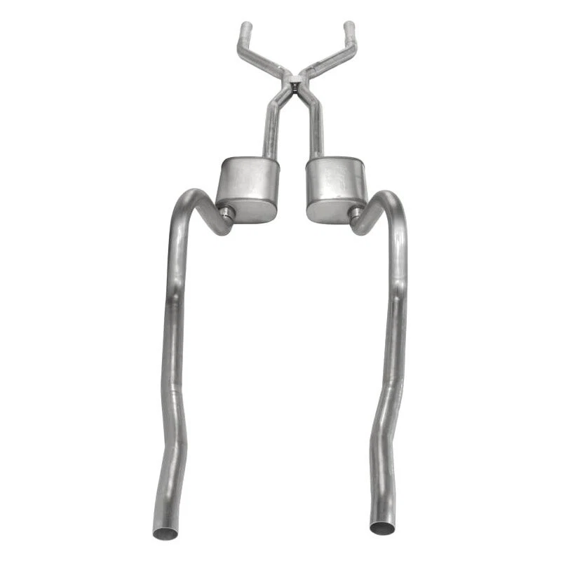 For Dodge Dart 67-73 Exhaust System Pypes 409 SS H-Bomb Crossmember-Back Exhaust - Image 2 of 4