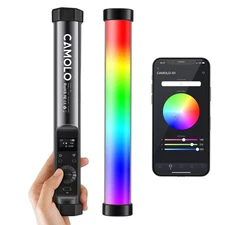 Camolo Handheld LED RGB Light Wand Colorful Photography Video Fill App Control