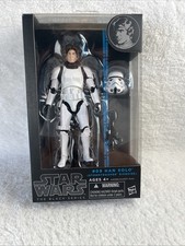Han Solo In Stormtrooper Armor Disguise Star Wars 6 BLACK SERIES NIB Blue Box