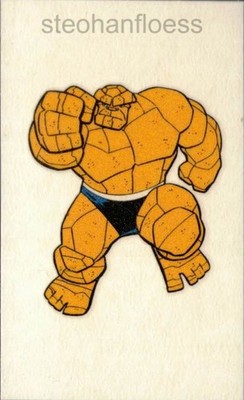 1996 Fleer Skybox Marvel Vision Temporary Mini Tattoo #Fleer3 #3 Thing