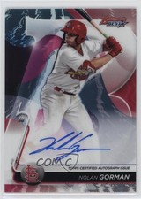 2020 Bowman's Best of 2020 Nolan Gorman #B20-NGO Auto 0rf