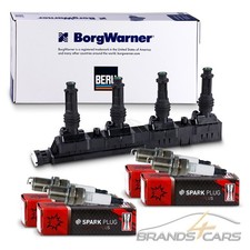 BERU ZÜNDSPULE + 4x ZÜNDKERZE FÜR OPEL AGILA ASTRA CORSA D MERIVA TIGRA 1.2 1.4