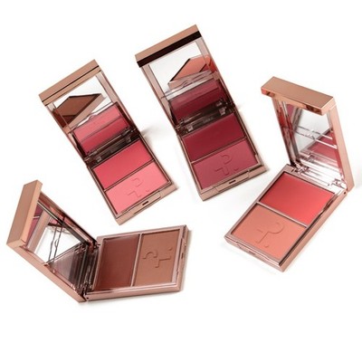 PATRICK TA  Major Headlines Double-Take Crème & Powder Blush Duo FULL SZ MSRP$40