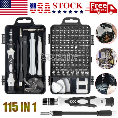 #ad #ad 115 in1 Precision Screwdriver Set Mini Multi function TORX Magnetic Repair Tool $9.95