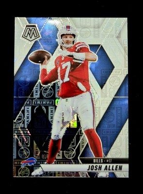 2025 Josh Allen 17/149 Panini Mosaic #150 Silver Knight Prizm Jersey Match 1/1