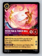 Peter Pan  Tinker Bell 60/207 Attack of the Vine Super Rare NM Lorcana