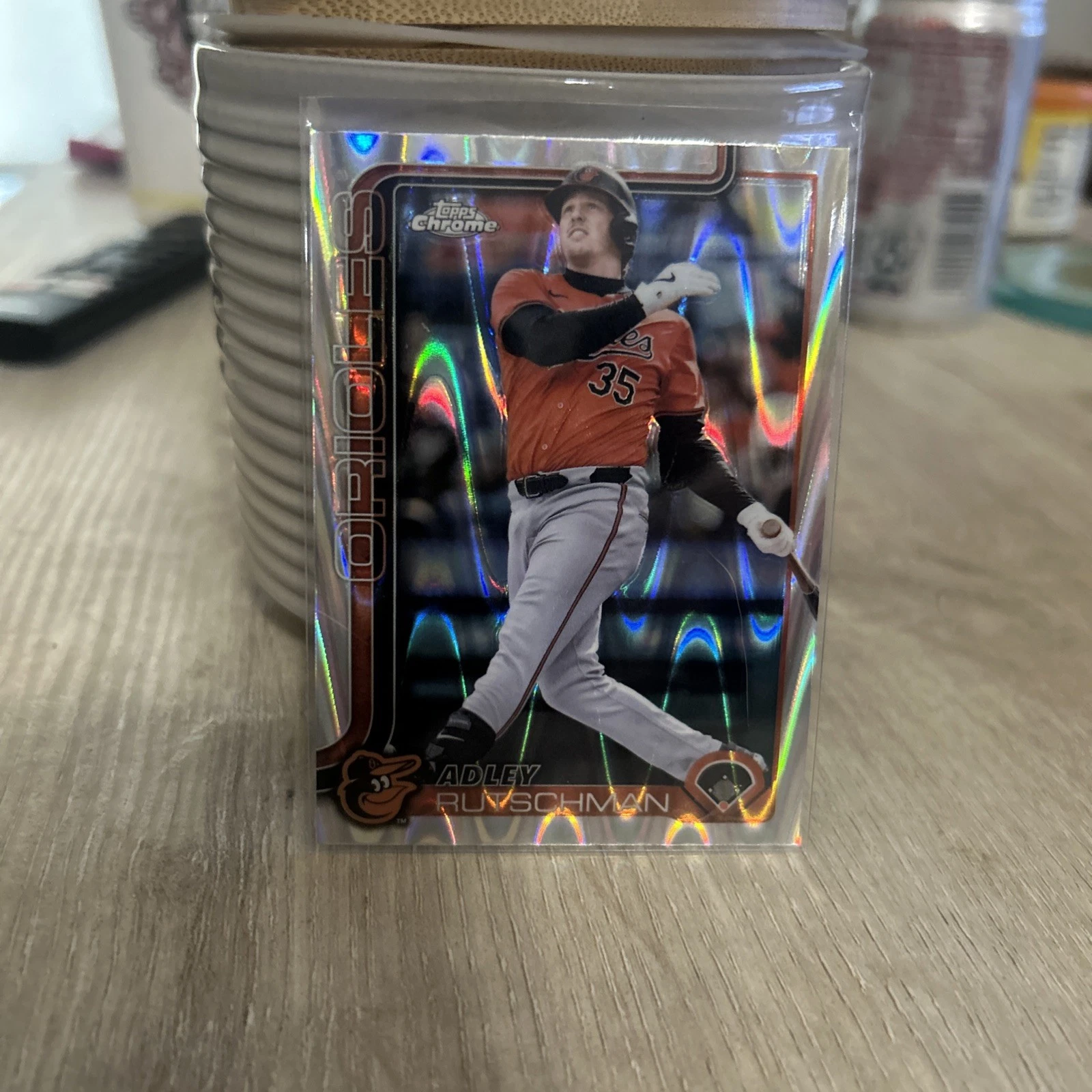 2025 Topps Chrome Adley Rutschman Raywave Refractor #271