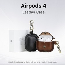 Airpods 4 Leather Wireless Earphone Case Earbuds Cover For Airpods 4