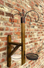 Wild Bird Feeding Station Feeder Wall Fence Mounted Heavy Duty
