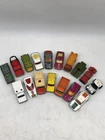 Vintage Toy Vehicles Lot Set All Matchbox  Plastic And Metal Cars And Trucks.