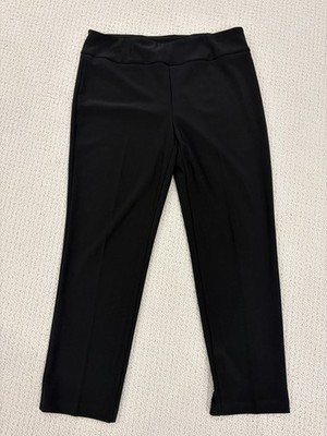 Joseph Ribkoff black pull-on pants size 14