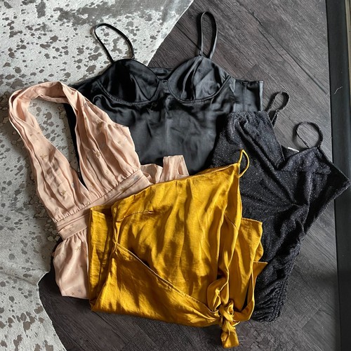 Lot De 2 Robes Florales D'été - Taille M - Imprimé Fleuri, Sans Manches, Style Mini